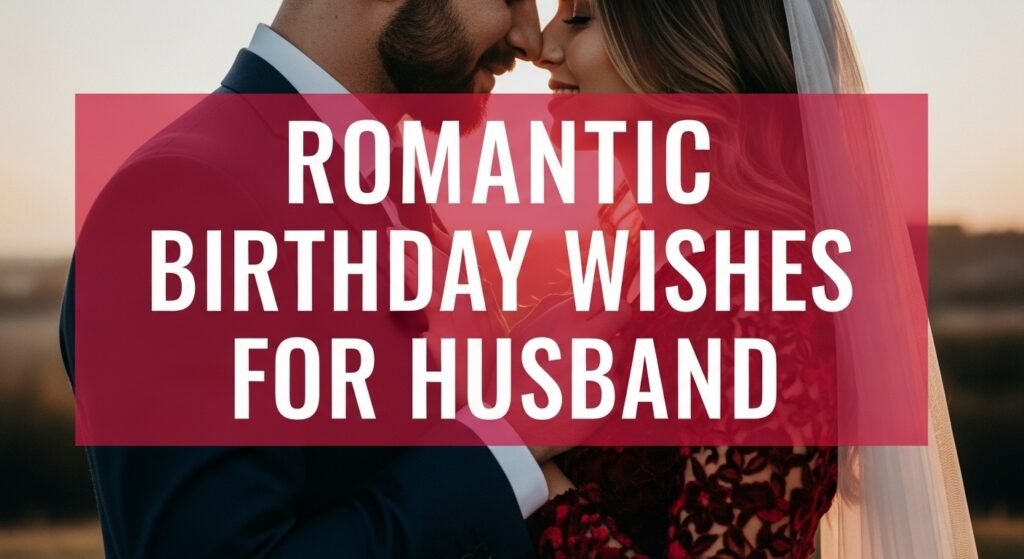Romantic Birthday Wishes for Husband