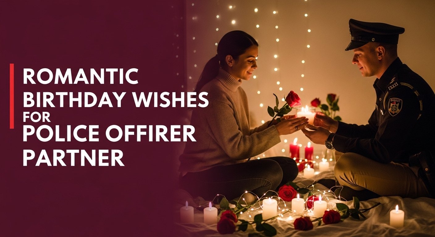 Romantic Birthday Wishes for Police Officer Partner