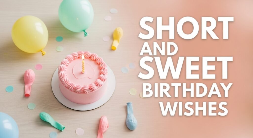 Short and Sweet Birthday Wishes for Brother