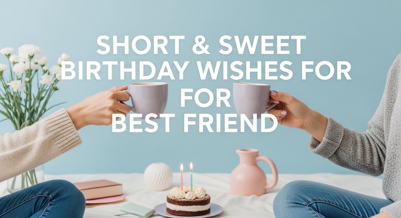 Short & Sweet Birthday Wishes for Best Friend