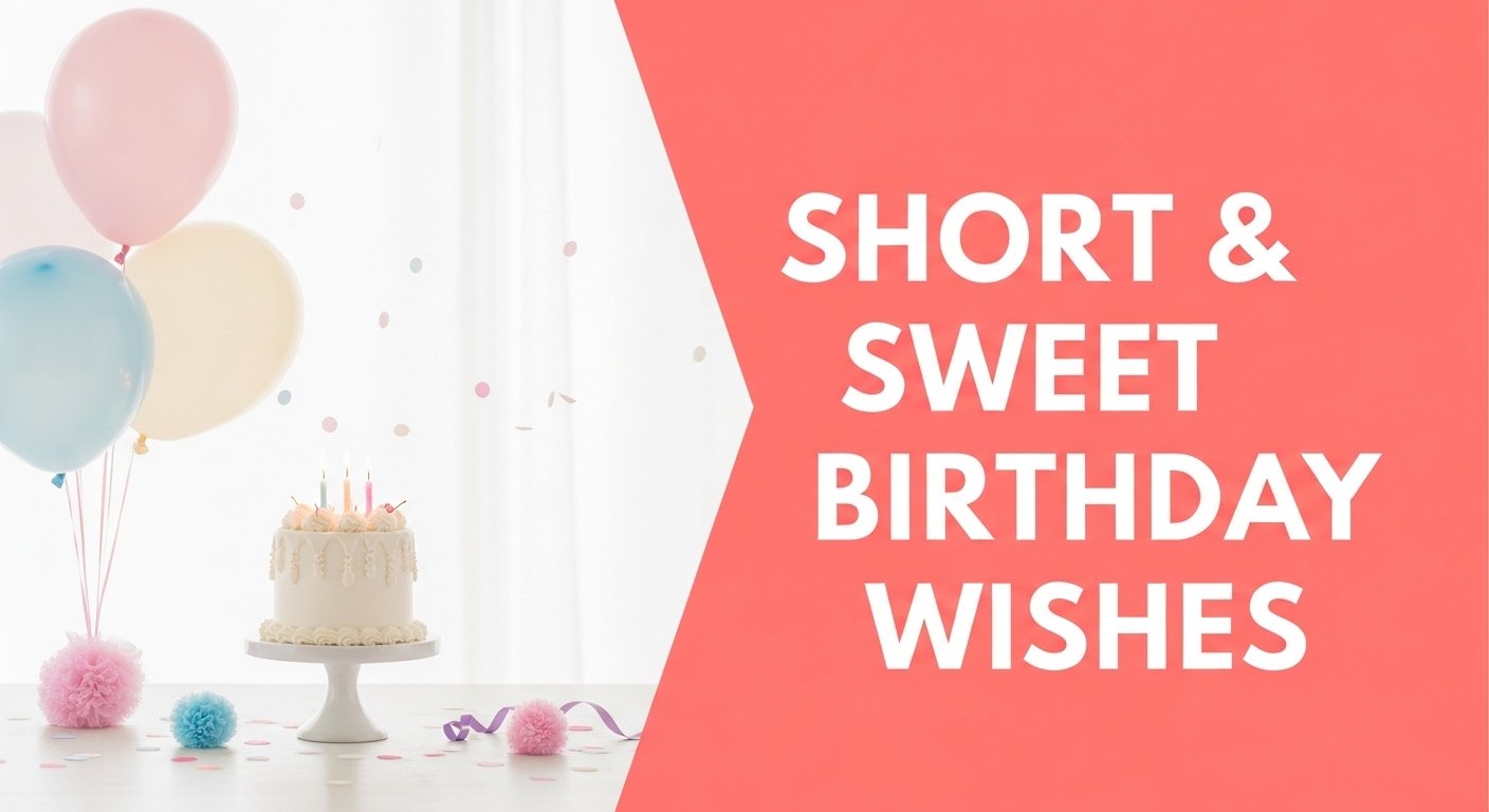 Short & Sweet Birthday Wishes for Someone Special