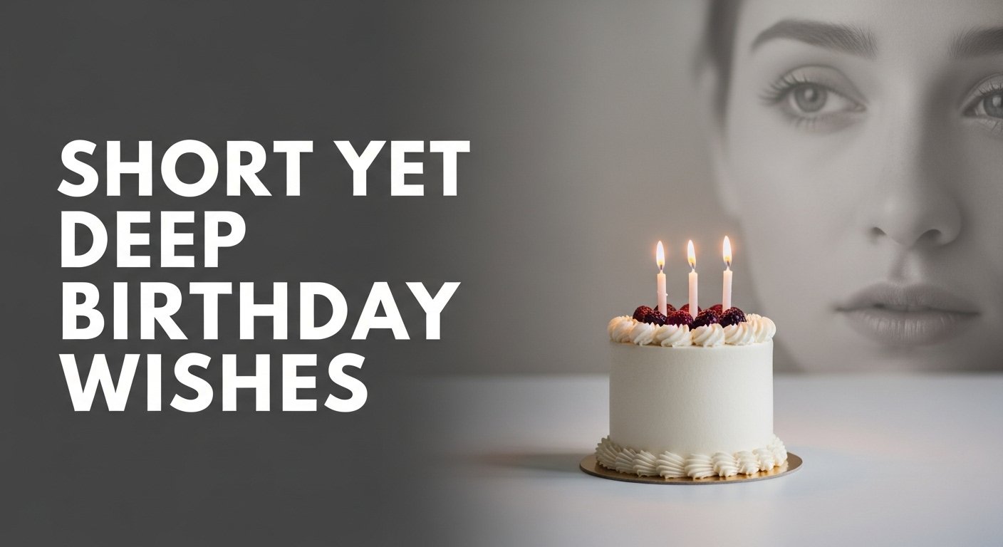 Short Yet Deep Birthday Wishes