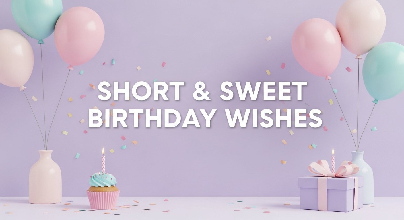 Short and Sweet Birthday Wishes