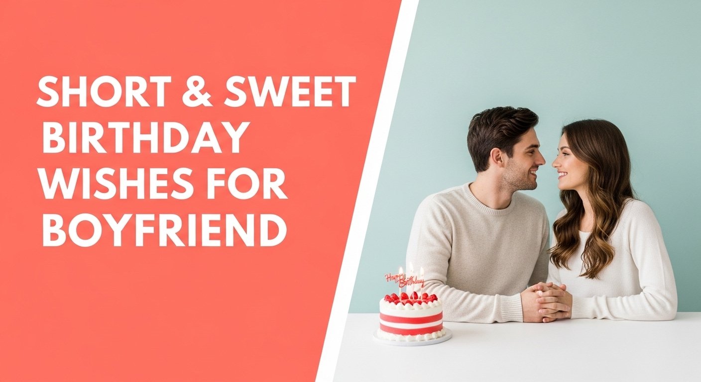 Short and Sweet Birthday Wishes for Boyfriend