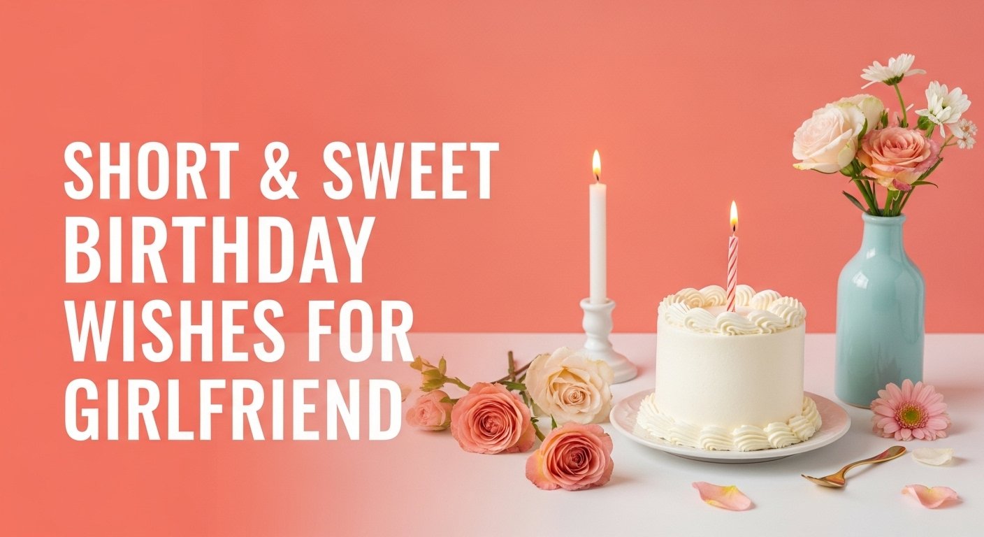 Short and Sweet Birthday Wishes for Girlfriend