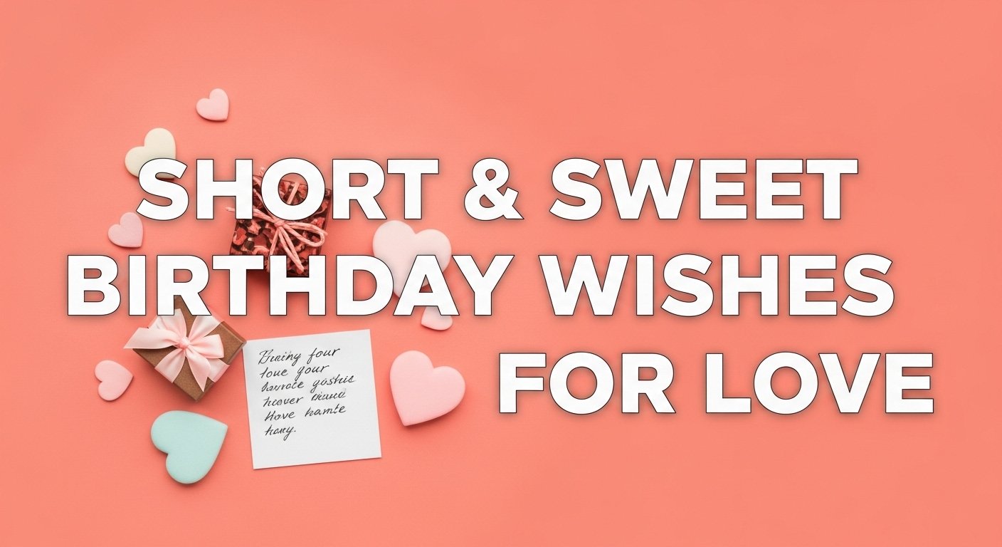 Short and Sweet Birthday Wishes for Love