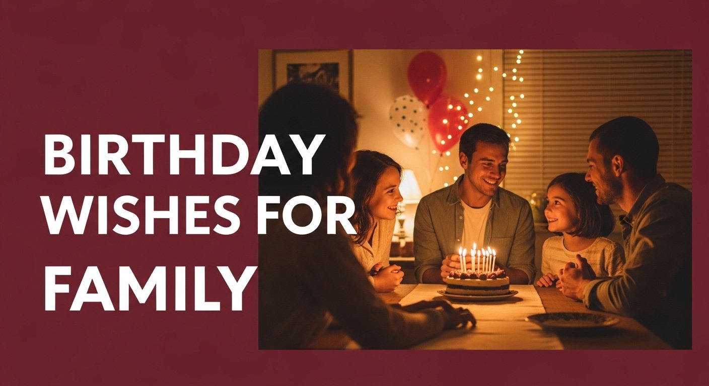 Simple Birthday Wishes for Family