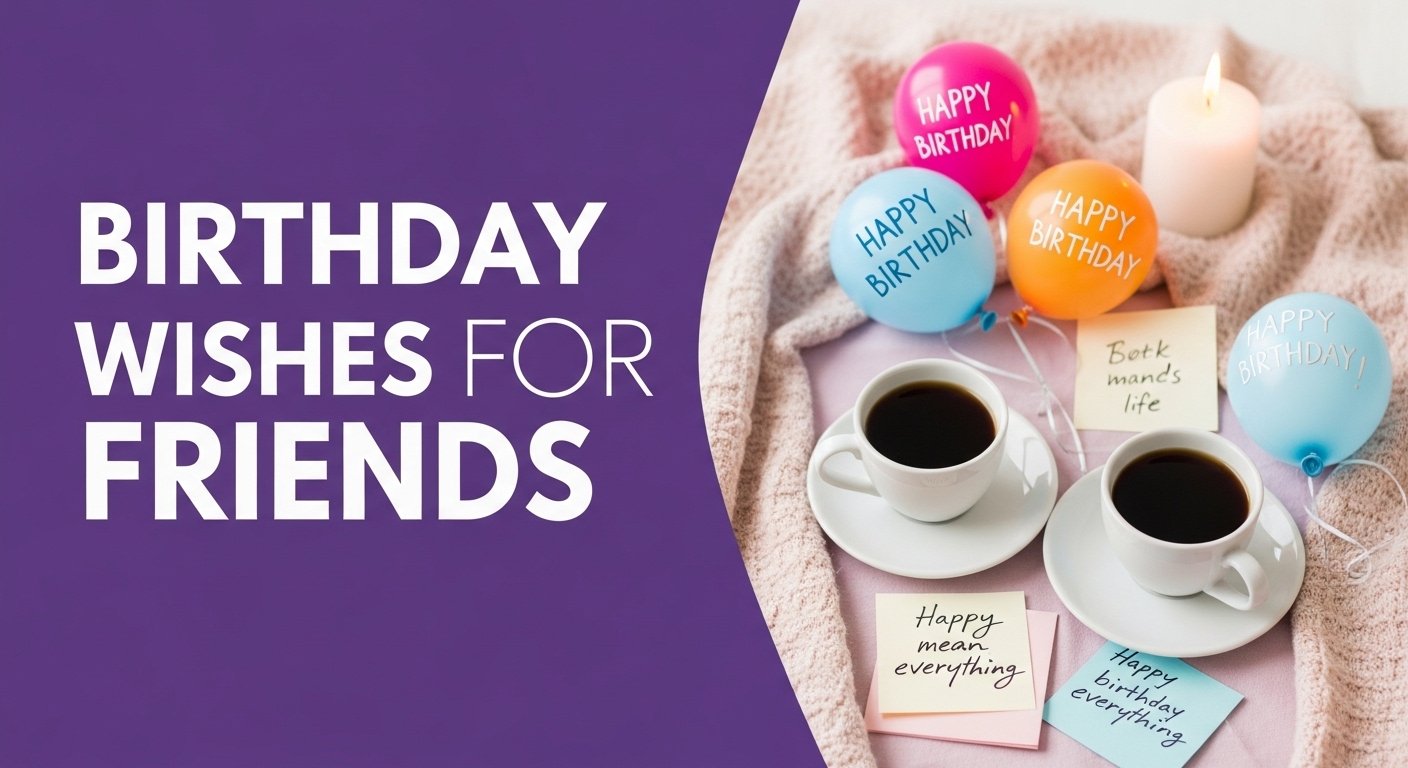 Simple Birthday Wishes for Friends