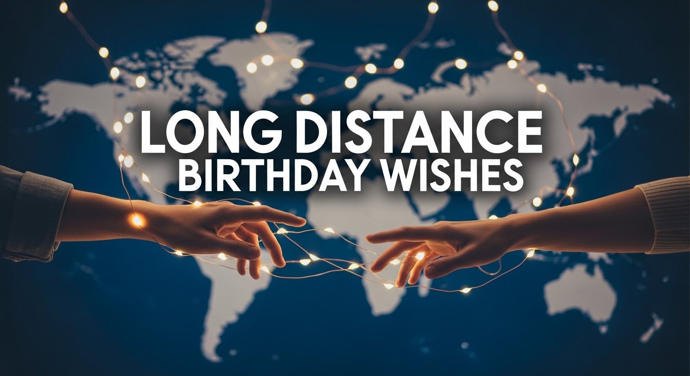 Simple Birthday Wishes for Long Distance