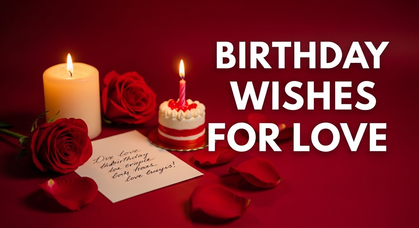 Simple Birthday Wishes for Love & Partner