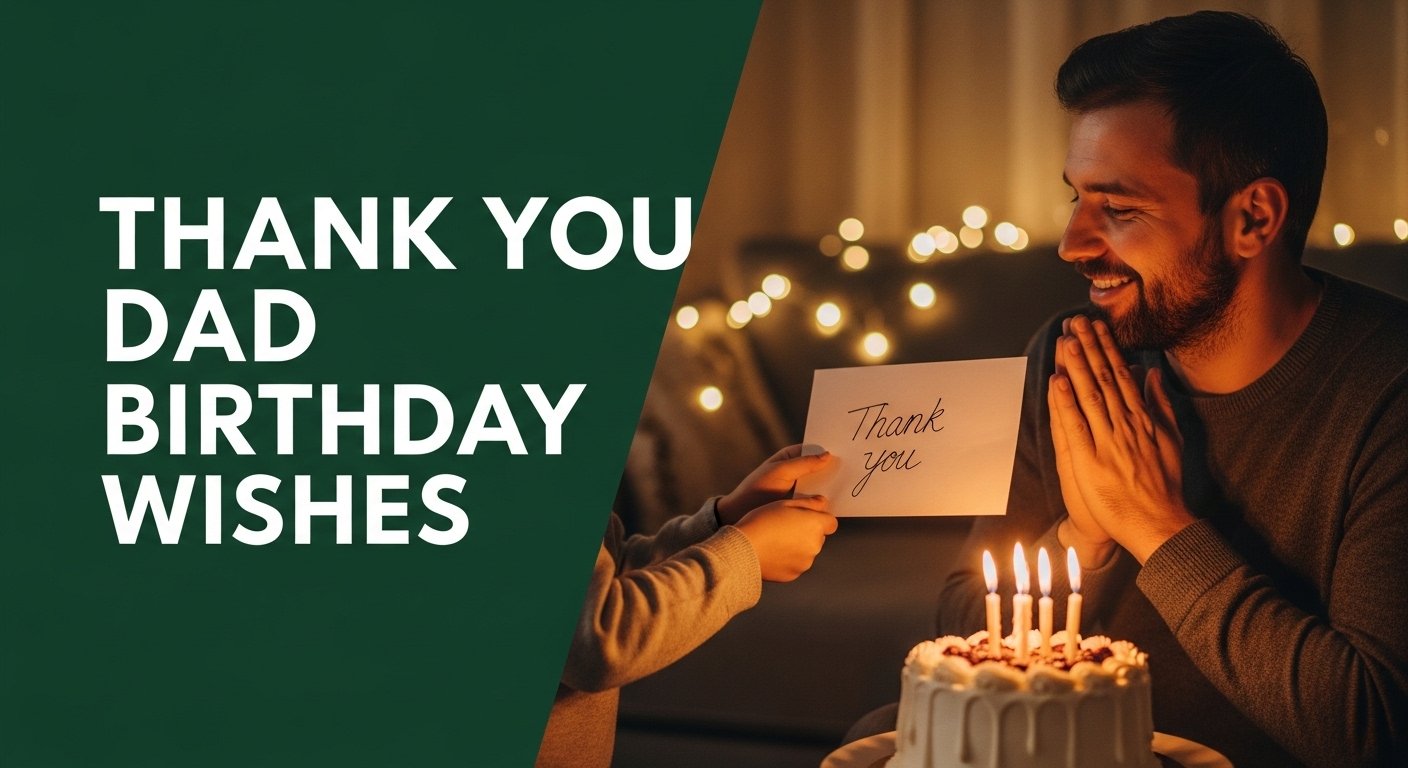 Thank You Dad Birthday Wishes