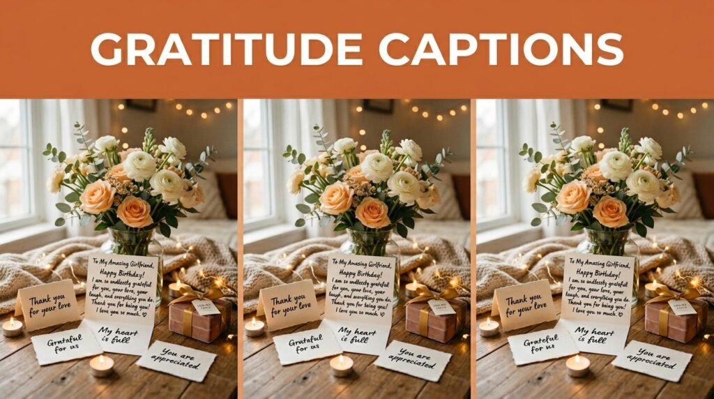 Appreciation and Gratitude Birthday Captions