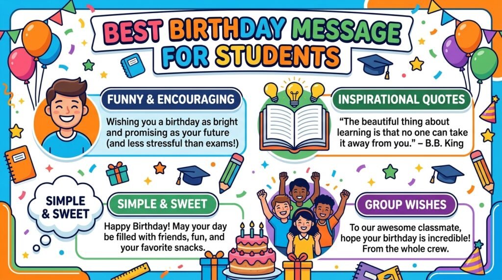 Best Birthday Message for Students