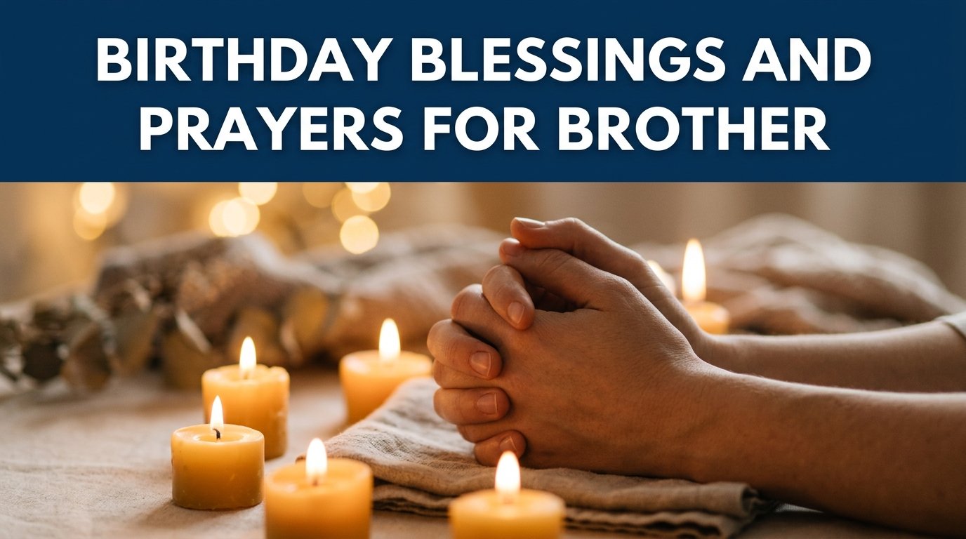 Birthday Blessings and Prayers for Brother