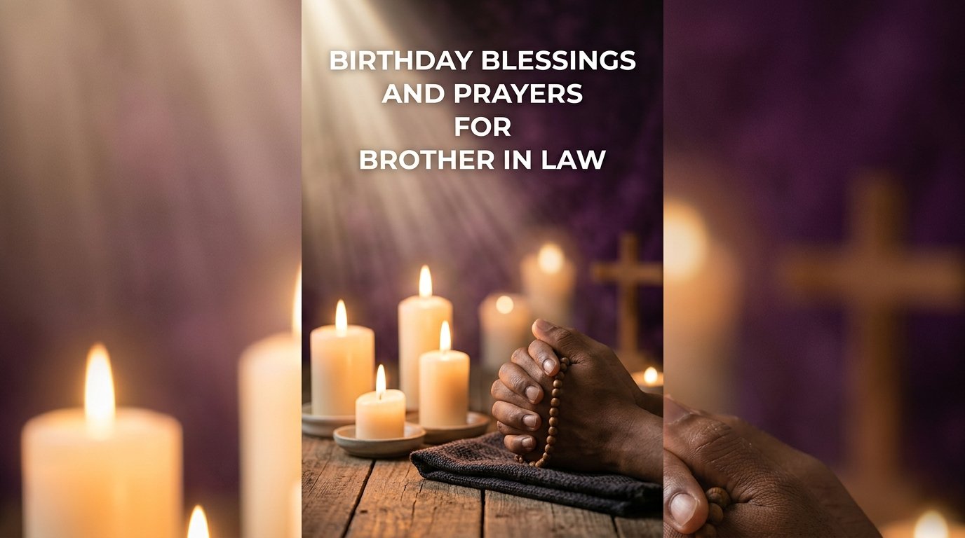 Birthday Blessings and Prayers for Brother in Law