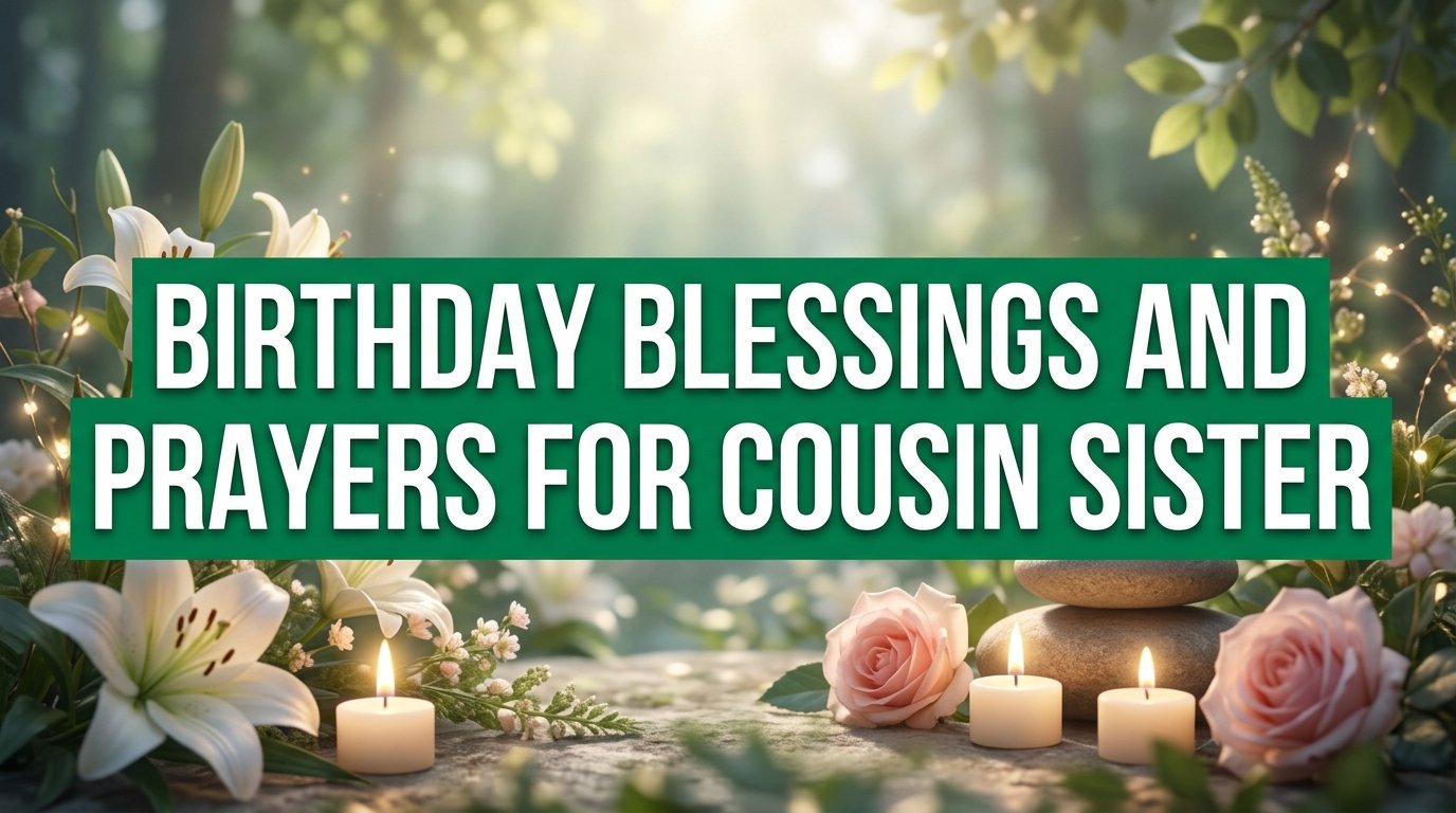 Birthday Blessings and Prayers for Cousin Sister