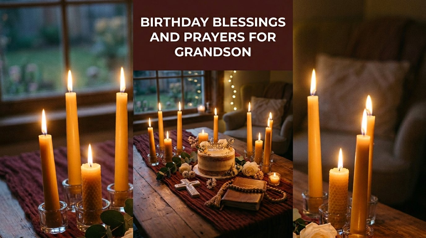 Birthday Blessings and Prayers for Grandson