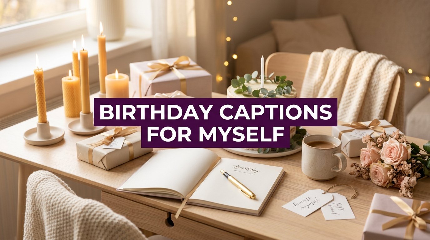 Birthday Captions for Myself