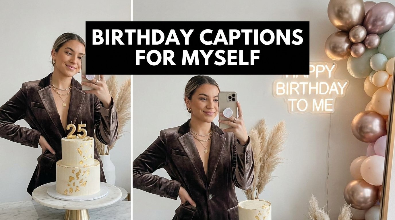 Birthday Captions for Myself