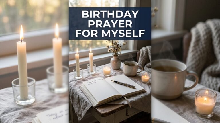 Birthday Prayer for Myself