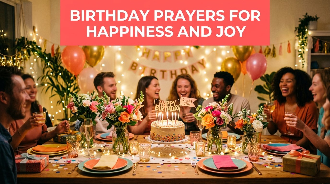 Birthday Prayers for Happiness and Joy