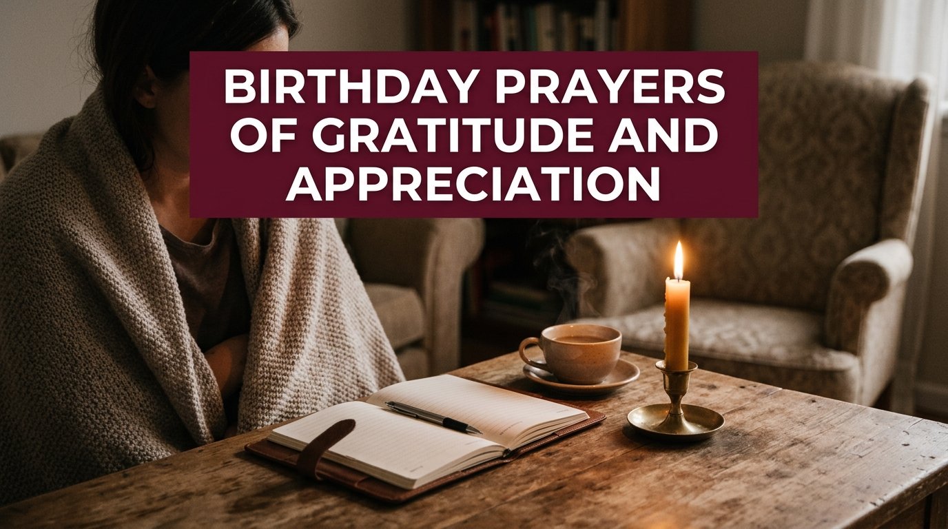 Birthday Prayers of Gratitude and Appreciation