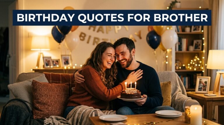 Birthday Quotes for Brother
