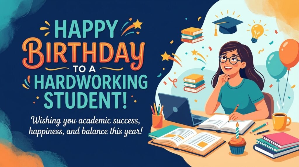 Birthday Wishes For Hardworking Student