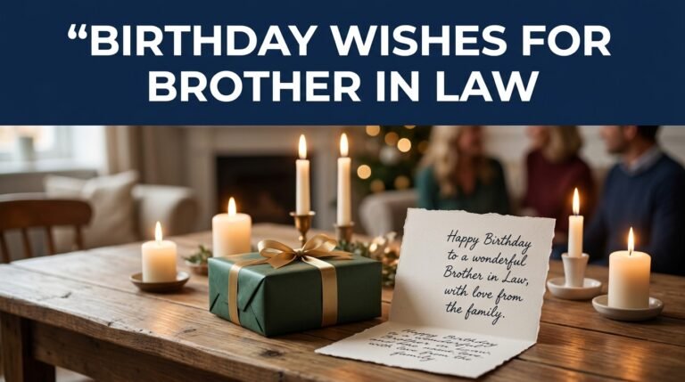 Birthday Wishes for Brother-in-Law