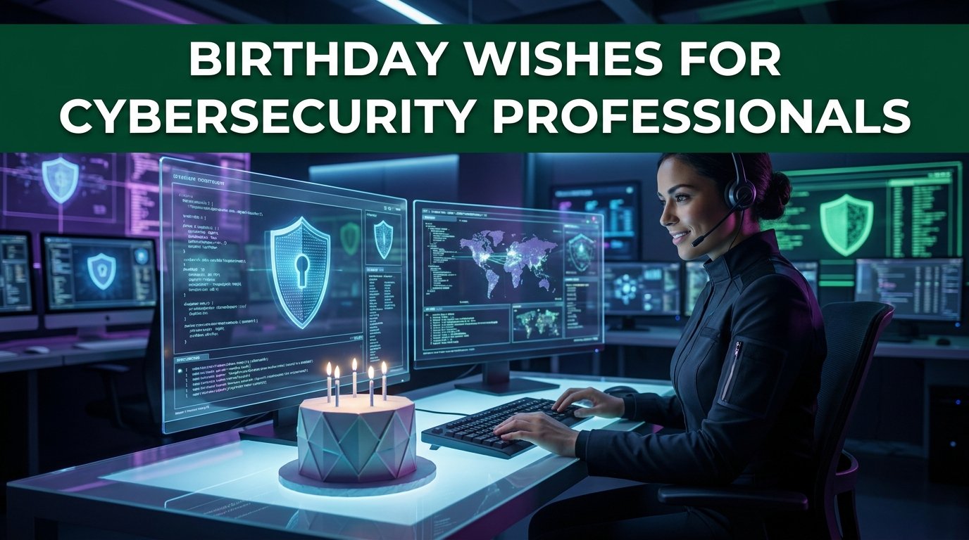 Birthday Wishes for Cybersecurity Professionals