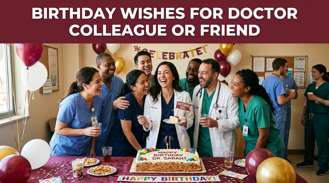 Birthday Wishes for Doctor Colleague or Friend