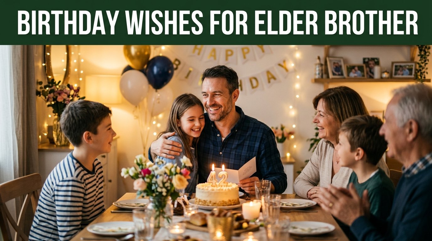Birthday Wishes for Elder Brother