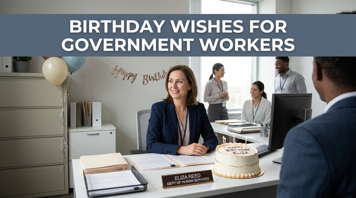 Birthday Wishes for Government Workers