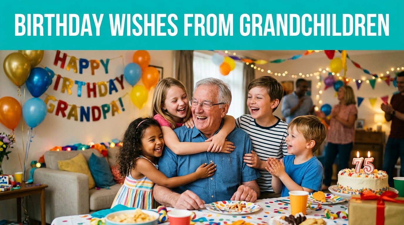 Birthday Wishes for Grandfather from Grandchildren