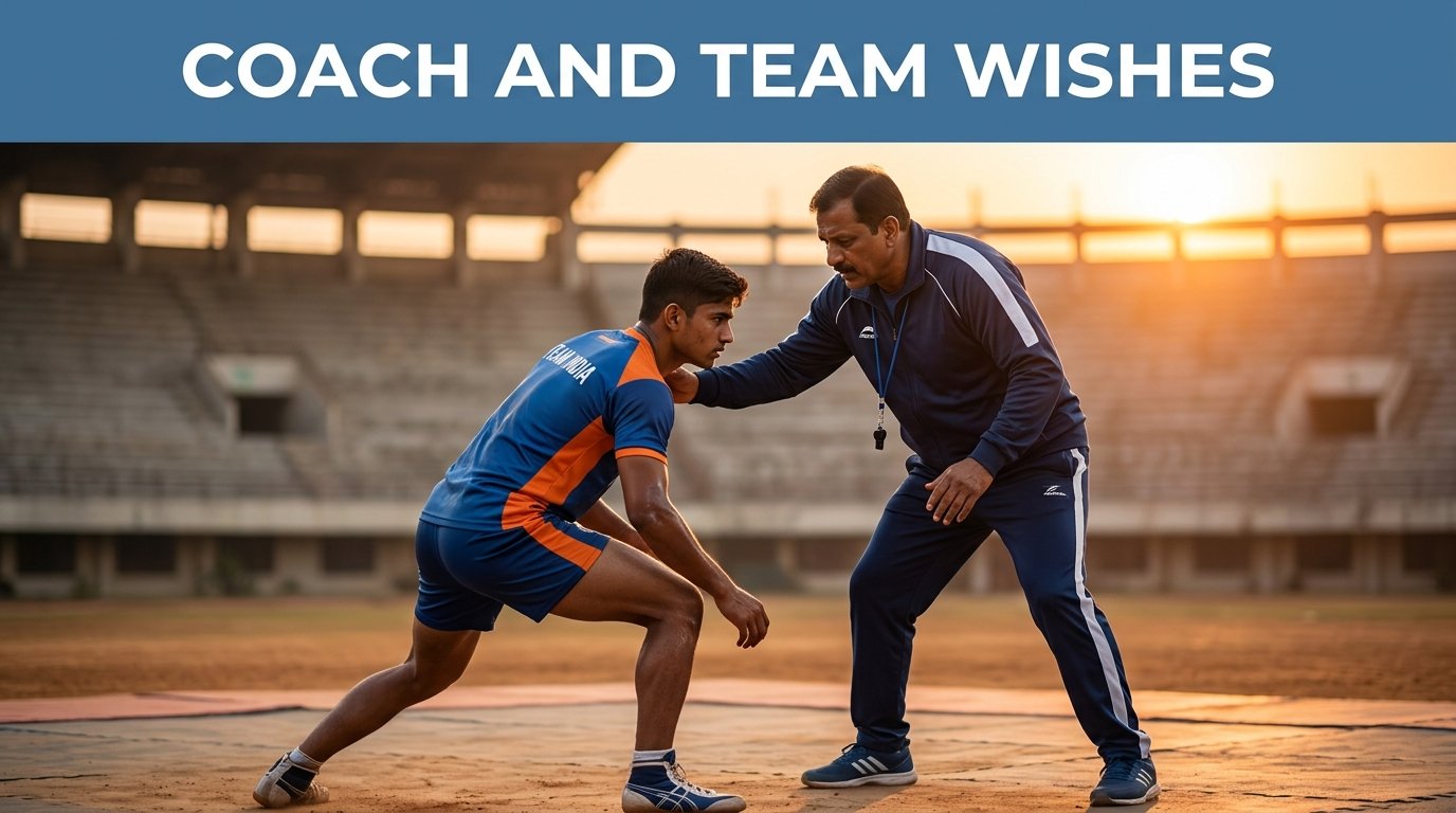 Birthday Wishes for Kabaddi Player from Coach and Team