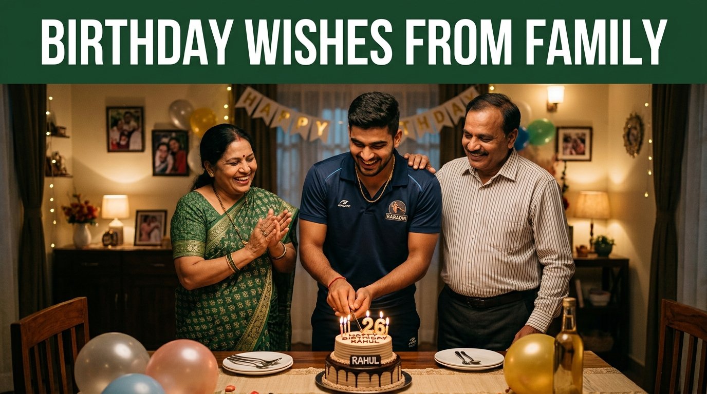 Birthday Wishes for Kabaddi Player from Family