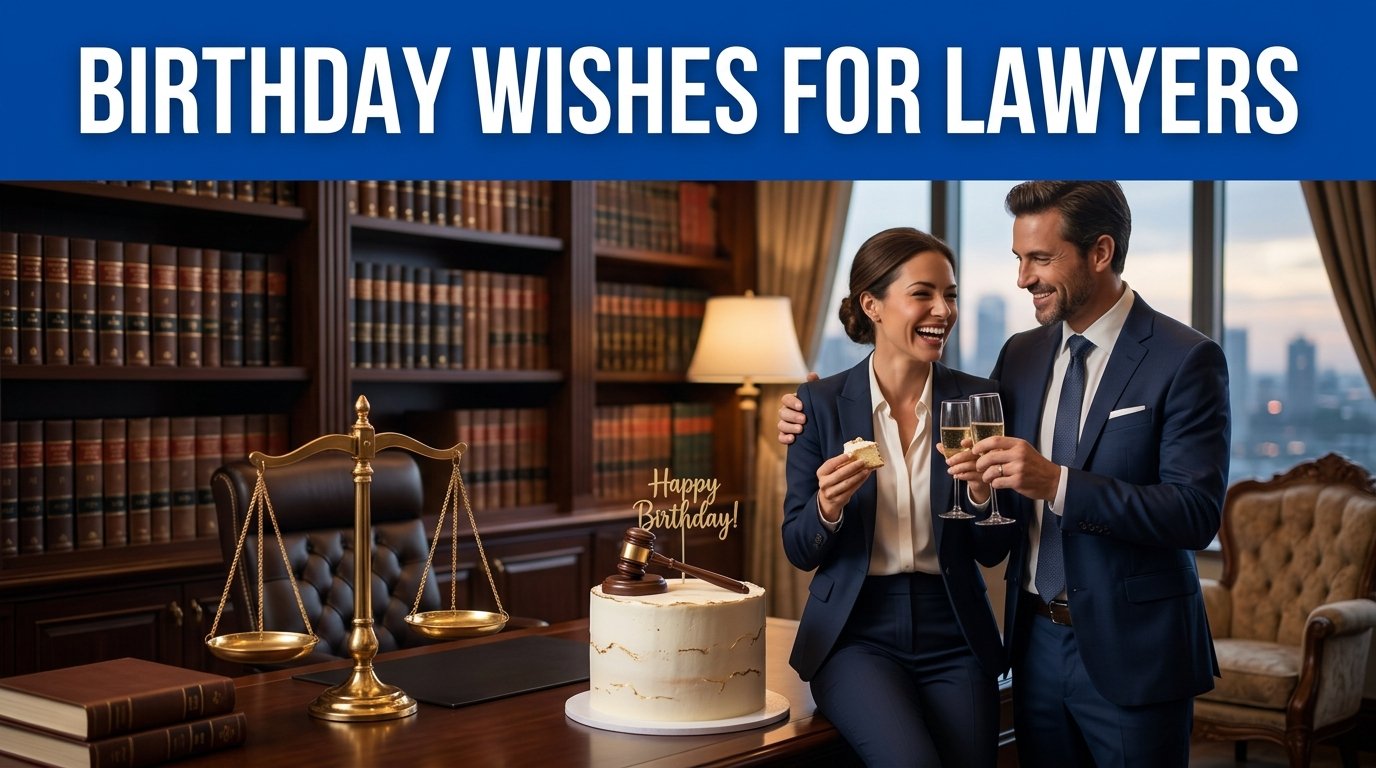 Birthday Wishes for Lawyers
