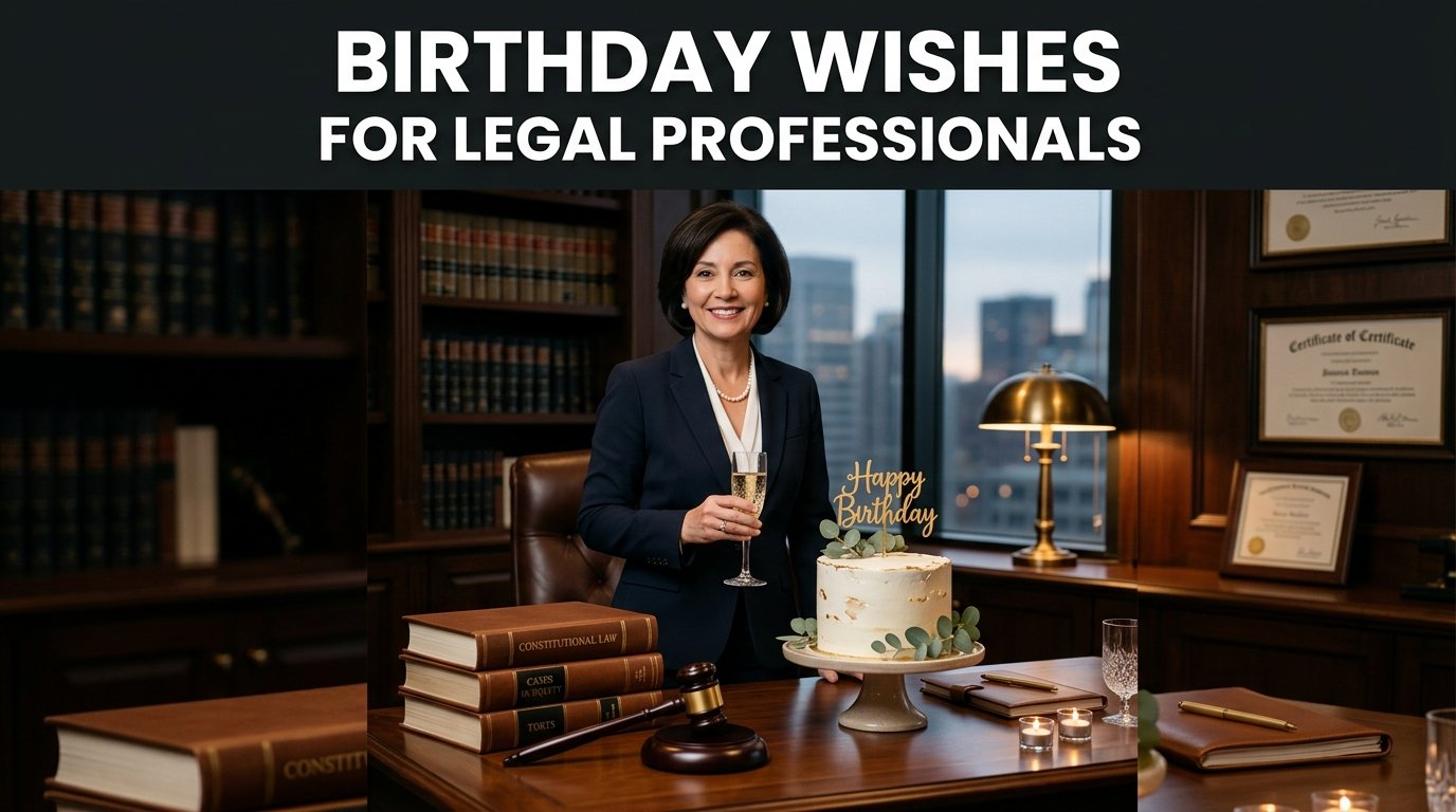 Birthday Wishes for Legal Professionals
