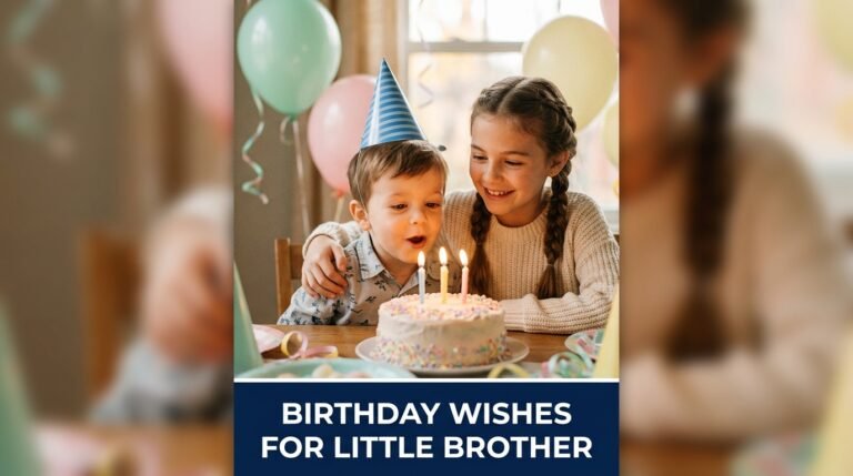 Birthday Wishes for Little Brother
