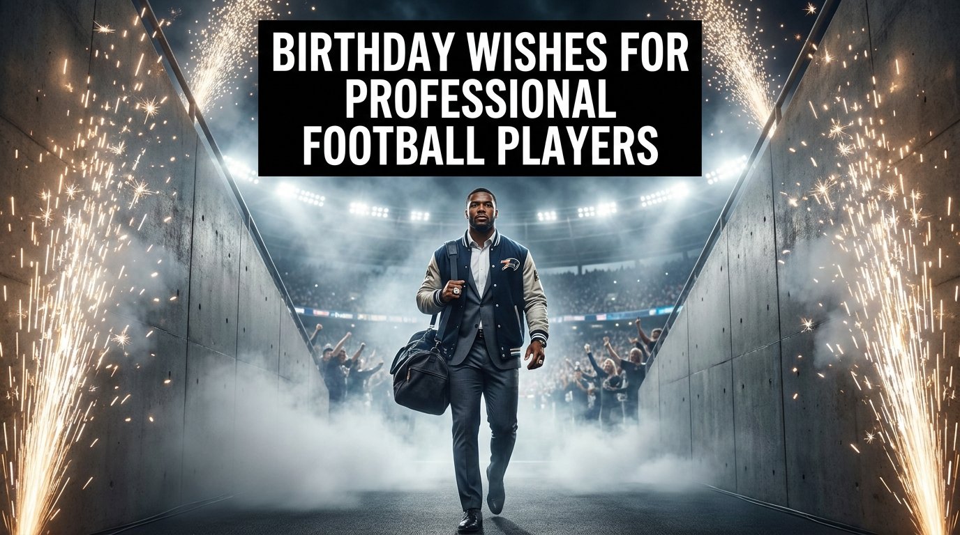 Birthday Wishes for Professional Football Players