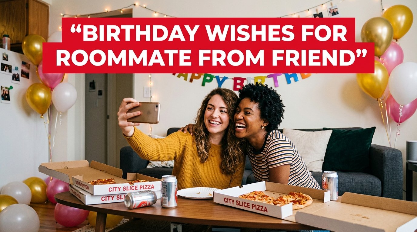 Birthday Wishes for Roommate from Friend