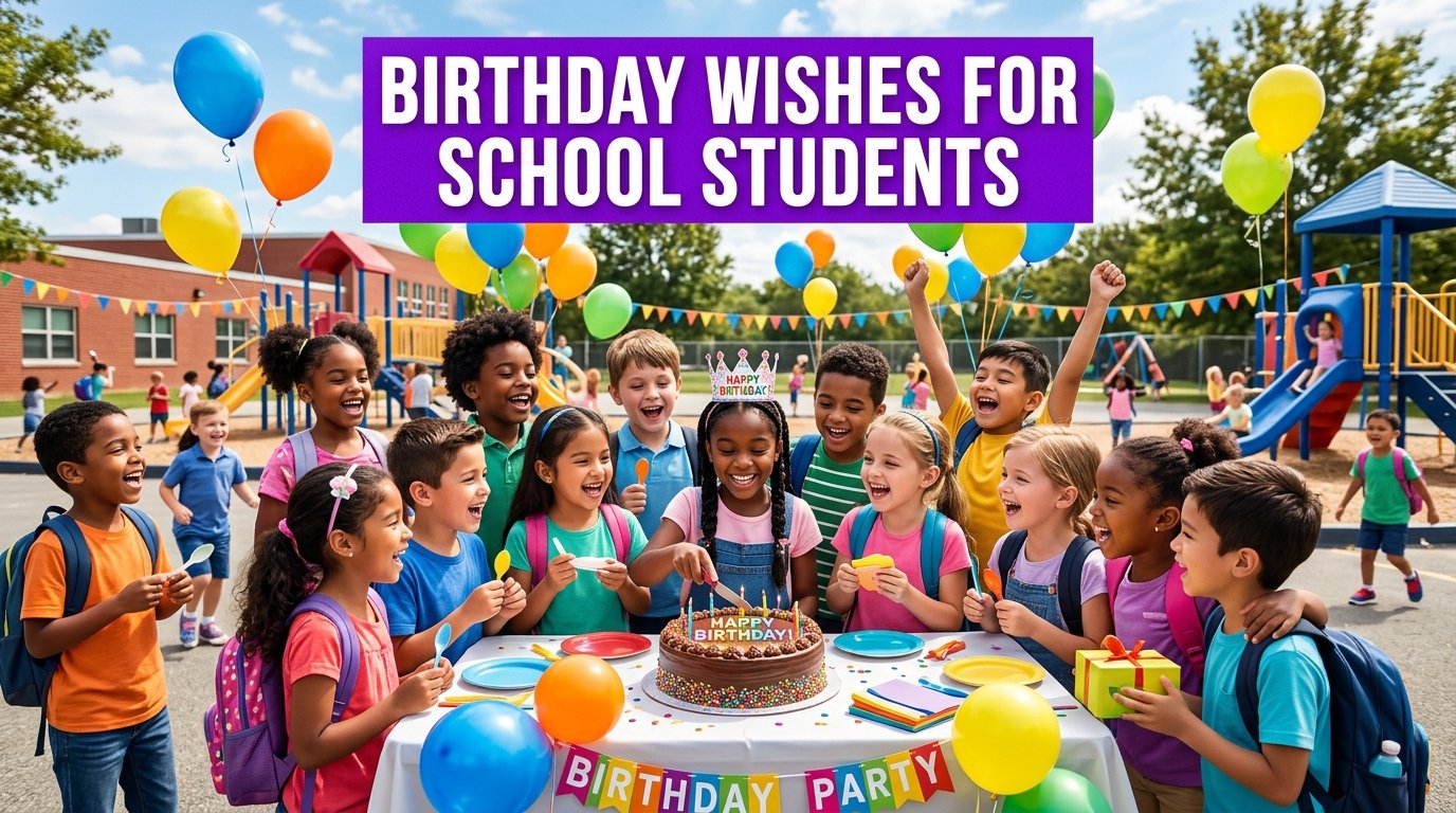 Birthday Wishes for School Students