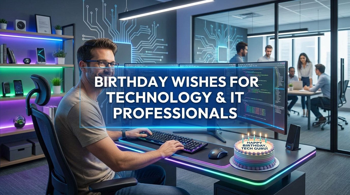 Birthday Wishes for Technology & IT Professionals