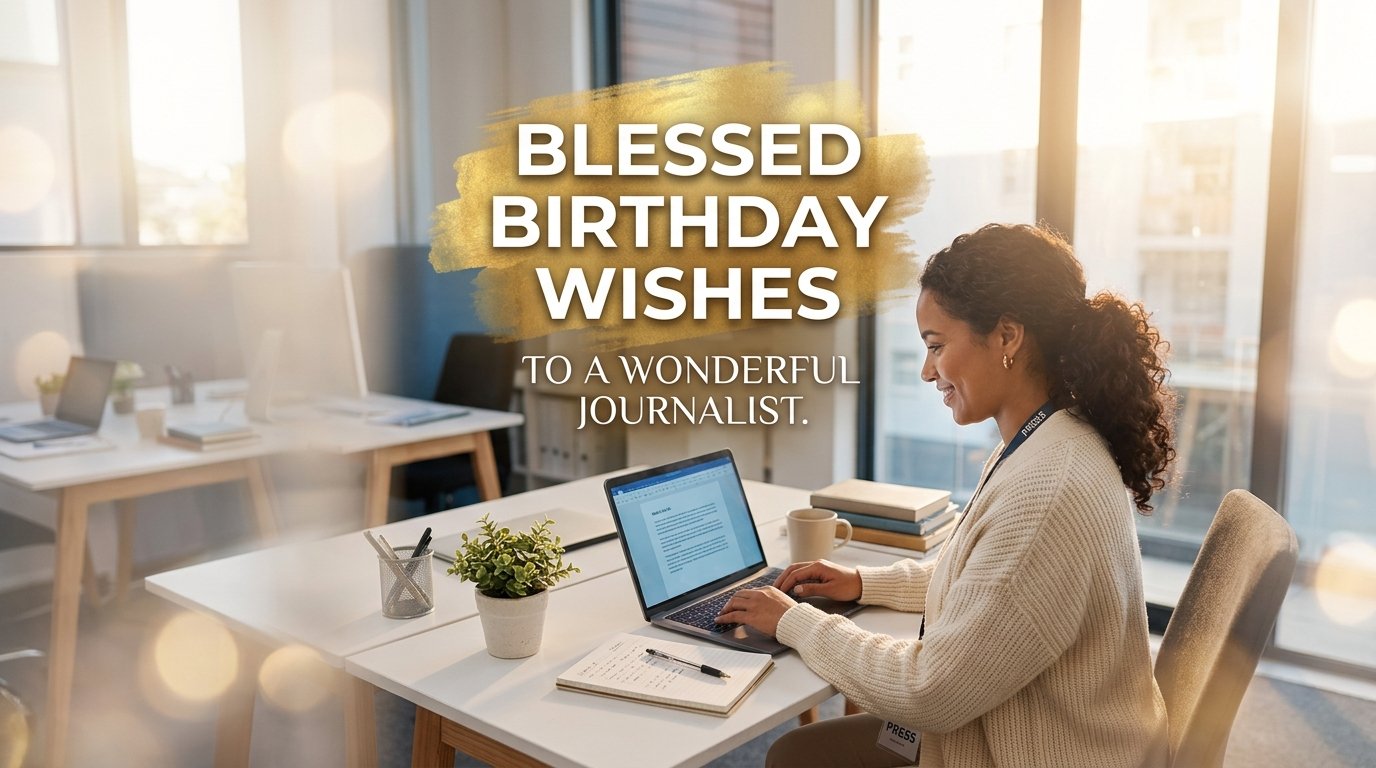 Blessing Filled Happy Birthday Wishes for Journalist