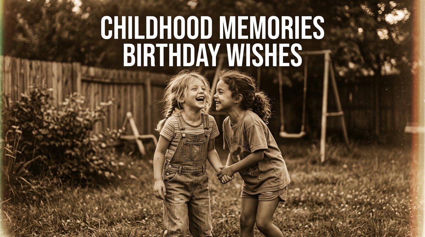 Childhood Memories Birthday Wishes