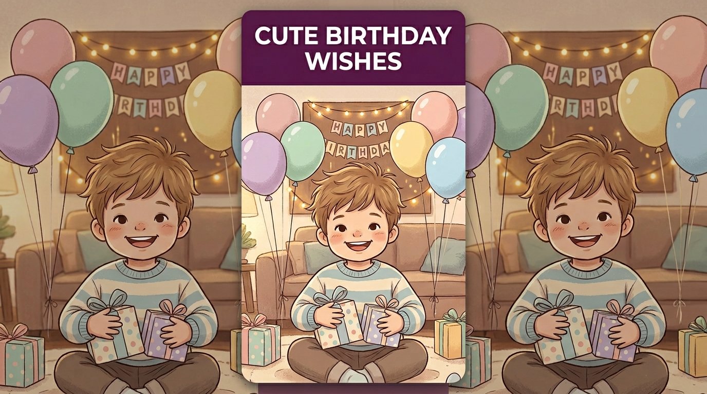 Cute Birthday Wishes for Little Brother