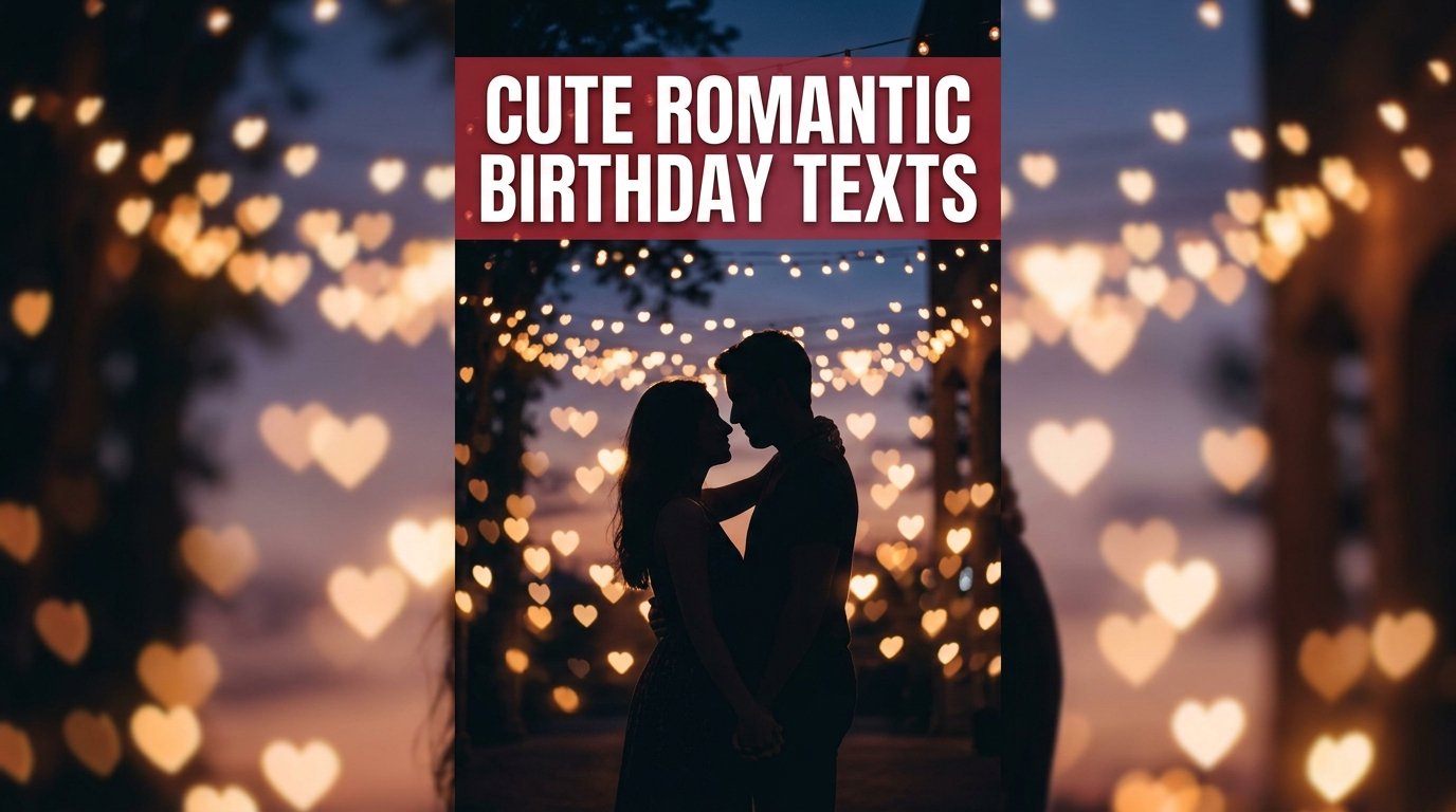 Cute Romantic Birthday Texts for Girlfriend