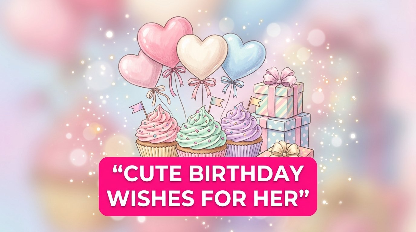 Cute and Sweet Birthday Wishes for Her
