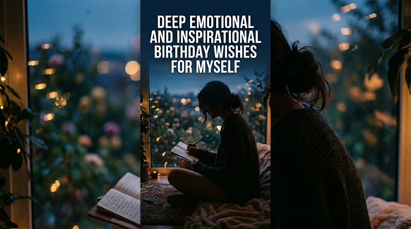 Deep Emotional and Inspirational Birthday Wishes for Myself