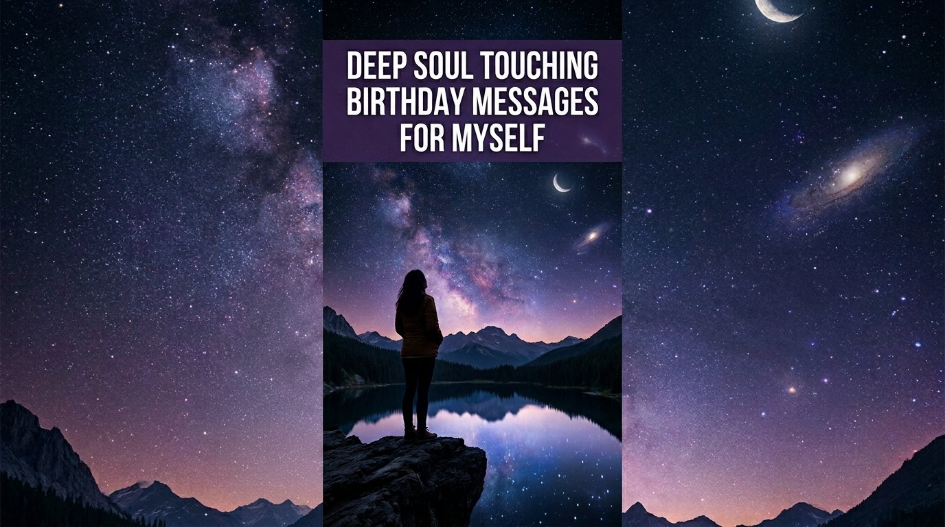Deep Soul Touching Birthday Messages for Myself